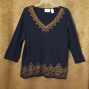 Womens Alfred Dunner XL Top